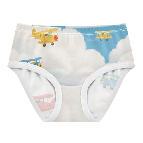 GuoChe Training Panties Breathable Panties Comfort Color for Kid in Sizes 2T,3T, 4T, 5T, 6Y and 8Y