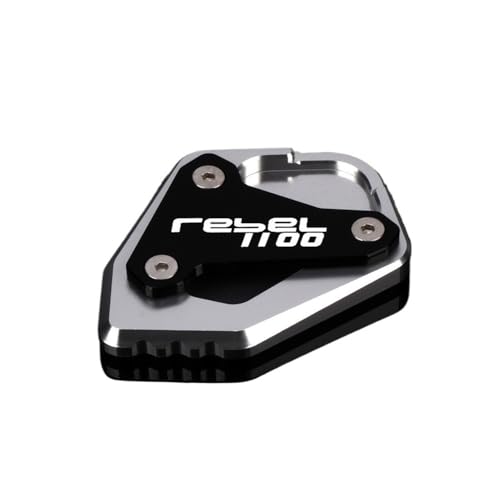 Extension béquille moto Rebel CMX1100 avec plaque d'appui élargie en alu CNC