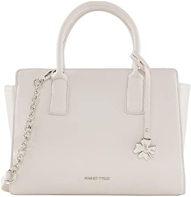 MARCO TOZZI Borsa Da Sera Donna Beige - Tracolla Inclusa, 13 Litri, Tre Scomparti, Stile Contemporaneo