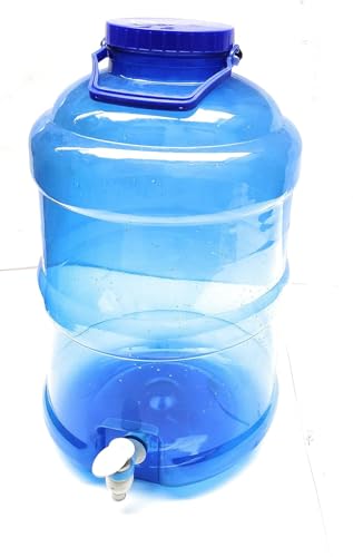 Image of JAGMOOLYA Products 20 Litre Plastic Water Dispenser | Large Capacity Drinking Water Container | Manual /Gravity Water Pump Dispenser for Home, Office & Outdoor | Safe BPA-Free Plastic Tank Pack of 1
