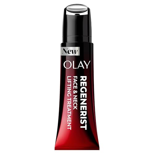 Olay Regenerist Neck and Face Roller, Neck Cream for Tightening and Firming, Anti-Aging Moisturizer...