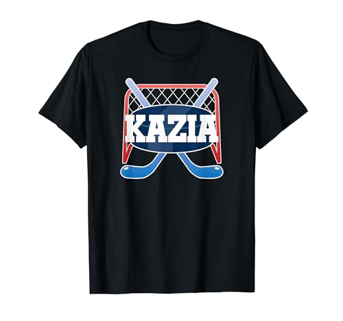 Kazia Name - Palo de hockey para niños Camiseta