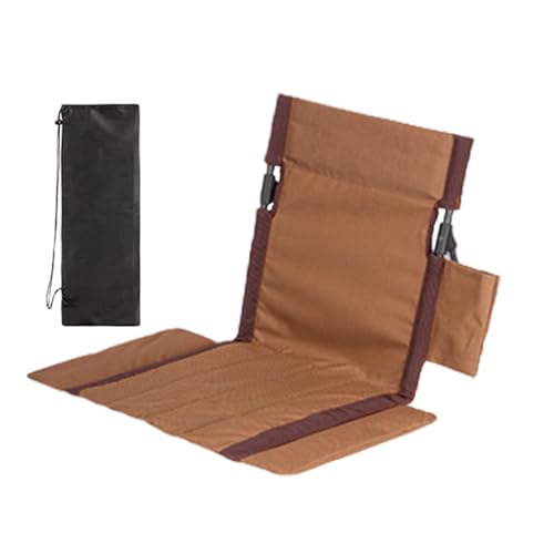 Nixiara Silla de exterior plegable con bolsillo lateral de soporte trasero, silla portátil para camping, para al aire libre, interior, , senderismo, picnic, viajes, playa, jardín, patio