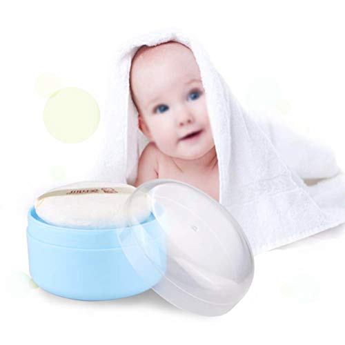 Contenitore vuoto per talco, con setaccio e 3