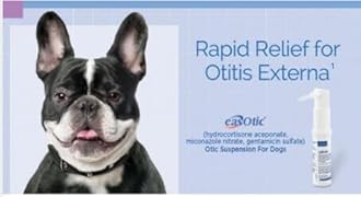 Virbac Easotic Suspension Ear Drops for Dogs 10Ml