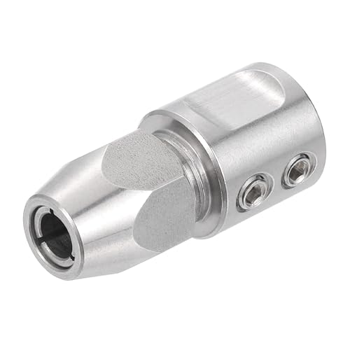 Acoplamiento flexible de eje de motor 8mm y eje flexible 4,76mm para maquetas de barcos DIY