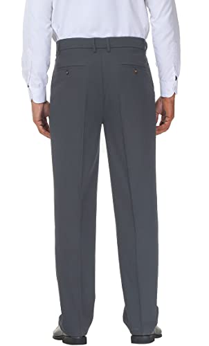 Soojun Men'S Flex Pleated Front Classic Fit Dress Pants thumb #2