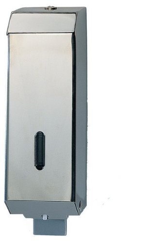Marplast MP 542 - Dispenser di sapone in acciaio cromato, 1,2 l