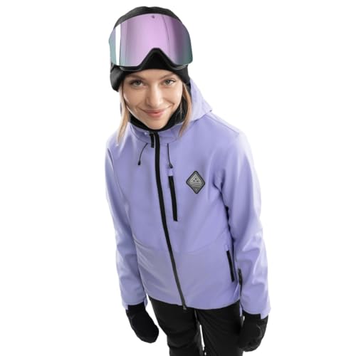 SIROKO - Giacca Softshell da Sci da Donna W2-W Makalu - M - Lavanda