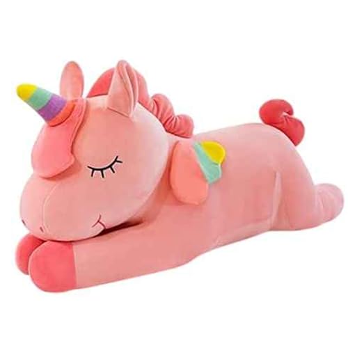 Image of DearJoy Flying Unicorn Soft Toy - Pink, 30cm