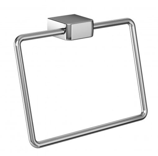 Emco Trend 025500100 Hand Towel Ring for Bathroom and Guest Bathroom Dimensions 190 x 136 mm Chrome, Normal - Image 3