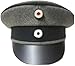 WW1 German Imperial Prussian Crusher Cap Replica, Grey, 7 1/4 inches