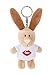 NICI 44728 Porte-clés Lapin avec T-Shirt en Forme de Vache Beige 10 cm