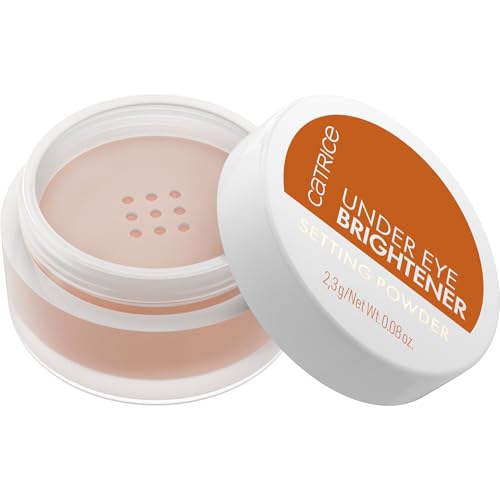 Catrice Under Eye Brightener Setting Powder, Puder, Nr. 040, Braun, aufhellend, sofortiges Ergebnis, weichzeichnend, natürlich, vegan, ohne Parfüm, ohne Alkohol, ohne Parabene, 1er Pack (2.3g)