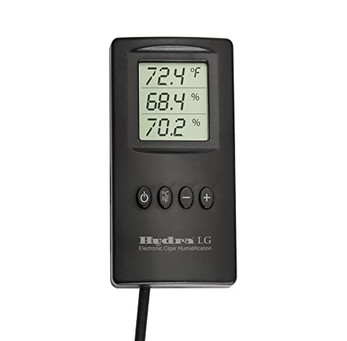 Hydra-Lg Commercial Series Electronic Cigar Humidifier With Led Display, For Humidors Up To 16 Cubic Feet, Black #TOP6