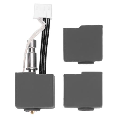 Hotend Kit Brass Nozzle Metal Throat High Temp Printing Compatible S1 3D Printer Extruder (0.4mm Nozzle)