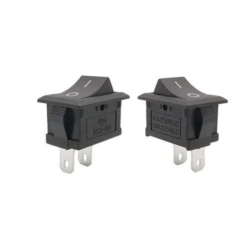 Interrupteur bascule KCD-101 AC 6A/250V pour résoudre les faux contacts de ventilateur