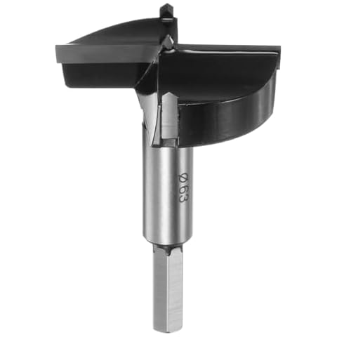 sourcing map 63mm Tungsten Carbide Forstner Bit Cover