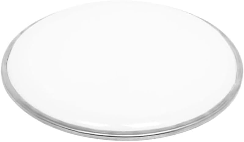 6 Inch Drum Head Replacement Waterproof Drum Head White Drum Skin 2 Pack Durable Percussion Drum Head for Frame Drum Bass Drum Practice Repair Performance Use