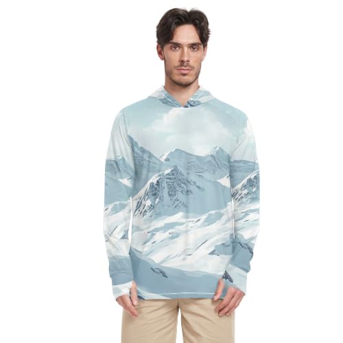 Sweat à capuche de randonnée UPF 50+ idéal pour les sorties en montagne