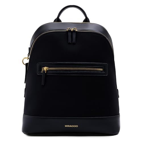 Image of Miraggio Sloane Solid Backpack For Women Fits Upto 13 Inches Laptop With Adjustable Strap | College Bag For Women | Women Backpack For Office Travel & Everyday Use
