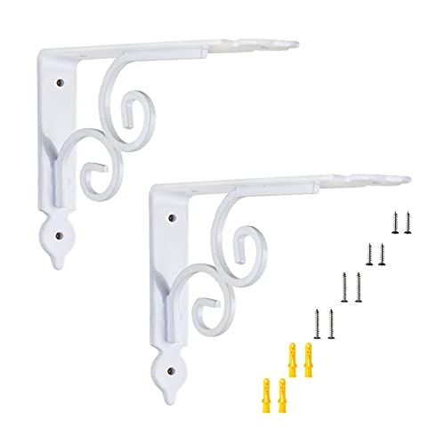 Supports d'étagères métalliques robustes en triangle pour création d'étagère flottante murale