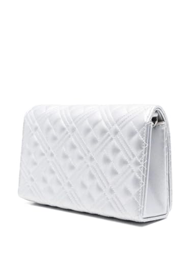 Love Moschino Jc4079pp1mla196b, Bolso de Hombro Mujeres, Plateado, Talla única Love Moschino Jc4079pp1mla196b, Bolso de Hombro Mujeres, Plateado, Talla única