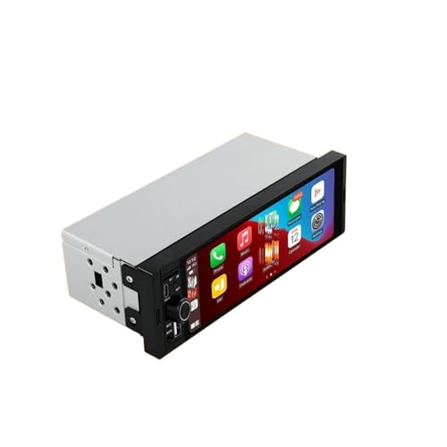 �J�[�v���C��� �J�[���W�I ���C�����X Carplay Android Auto �}���`���f�B�A�v���[���[ 1Din FM �J�[���W�I�X�e���I(OD8 wireless CP AA)