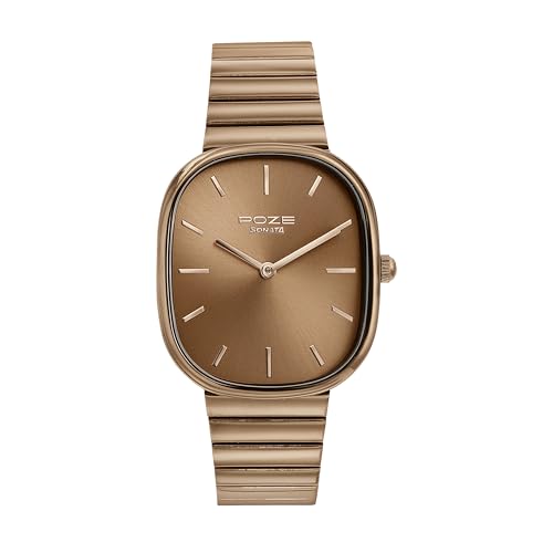 Sonata Poze Quartz Analog Brown Dial Mesh Strap Watch for Women-SP80074QM01W (B0CXDM522B) Amazon Price History, Amazon Price Tracker