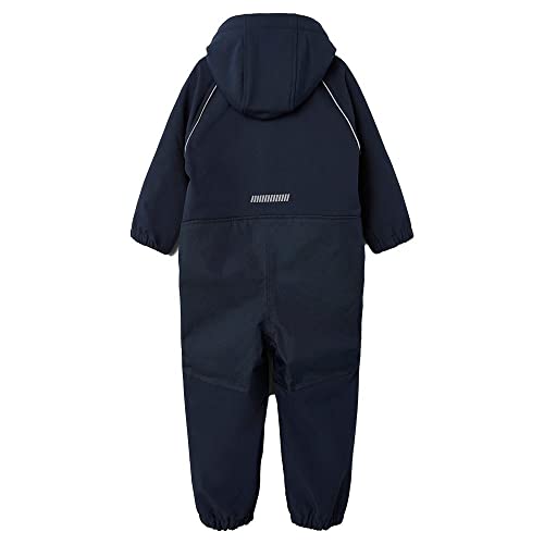 Foto von NAME IT Jungen Nmnalfa Solid Fo Noos Softshell Suit Regenanzug, Dark Sapphire, 104 EU