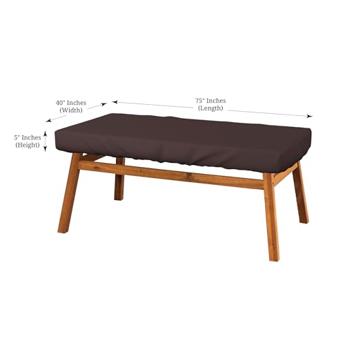 Covers & all Rectangle Table Top Cover 18 Oz - Customize Your Cover with Any Size - 100% Weather Resistant Outdoor Table Cover with Elastic for Snug Fit (5