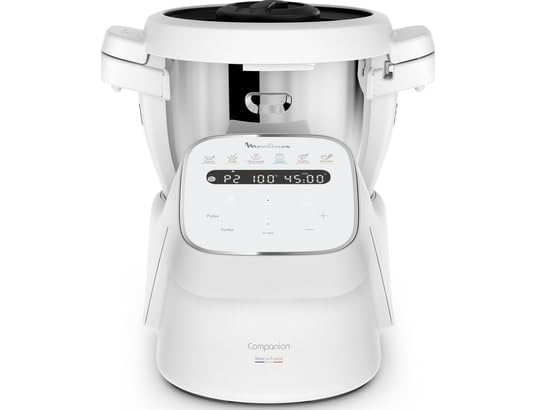 Moulinex Companion Robot kuchenny z funkcją gotowania, 12 automatycznych programów, tryb ręczny, pojemność 3 l, HF840110