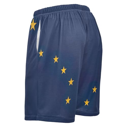 Cute Pajama Shorts for Men Sport Gym Pj Sleep Shorts Funny Soft Comfy Transgender Pride Flag Format S3