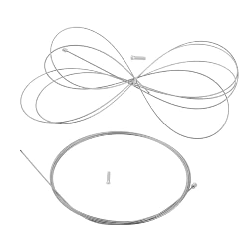 Sosoport 2Pcs Stainless Steel Bike Gear Cable Inner Wire for Mountain and Road Bikes High Precision Brake Line for Reliable Cycling Performance