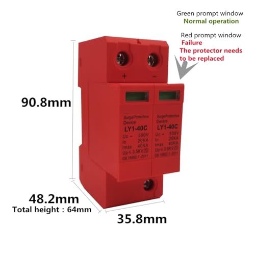 Parafoudre Basse Tension protégez vos appareils des surtensions DC 2P - 3