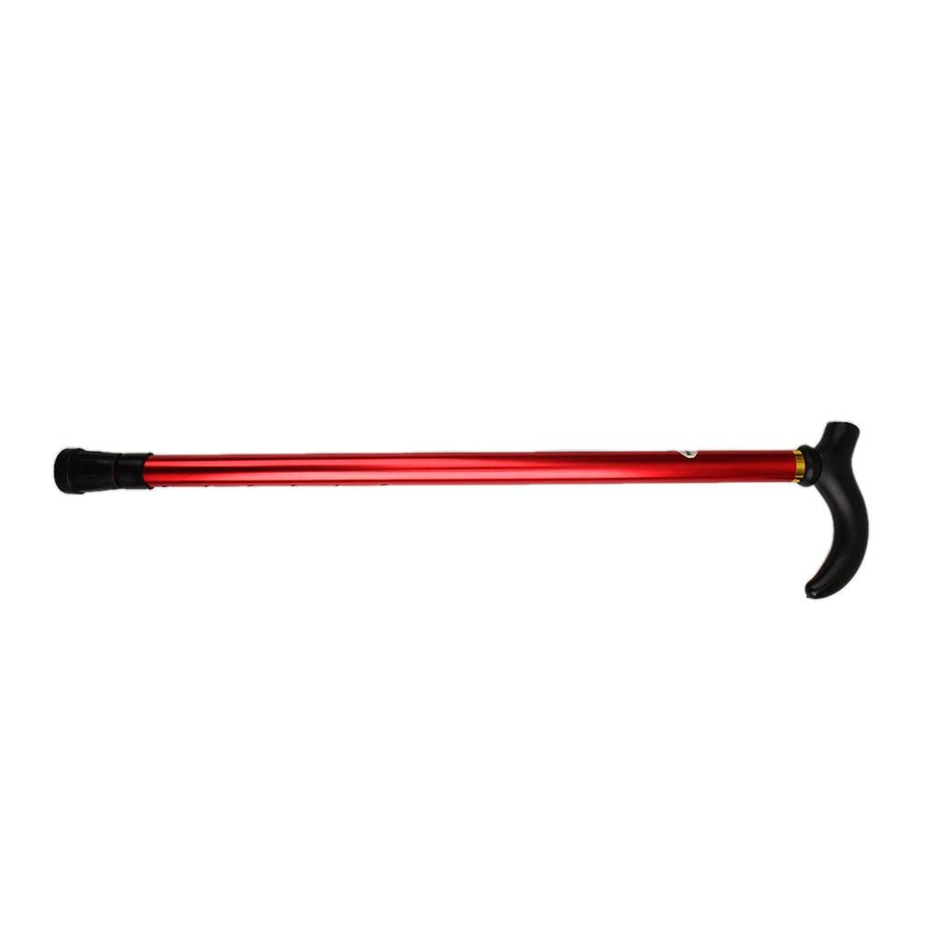 Foldable Adjustable Trekking Walking Hiking Sticks Cane Poles Alpenstock Red | Walking & Trekking Sticks | Hiking Gear | & Hiking | Outdoor Sports-image-23