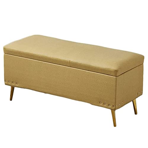 Tabouret à langer moderne en tissu avec pieds en métal robustes - 2