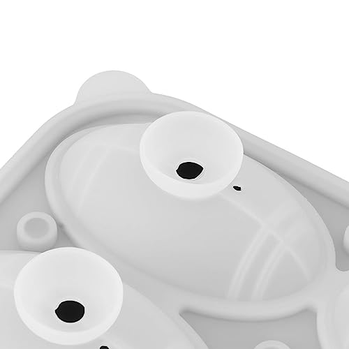 Molde de silicona para hielo, 2 piezas, esfera lenta miniatura 7