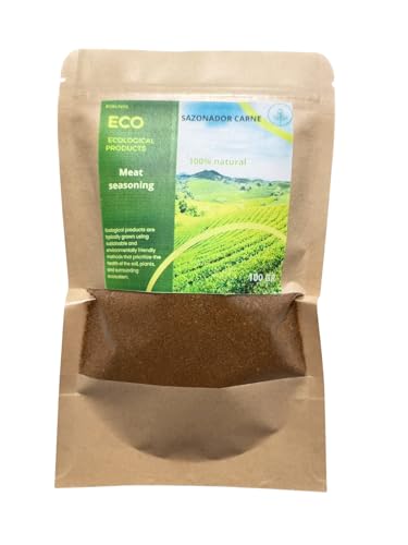 Sazonador de carne, condimento para carne, mezcla especiada, adobo seco, para asado, aliño para carnes, sazonado cárnico, preparado condimentado, mezcla para parrilla, sazonador grill, polvo