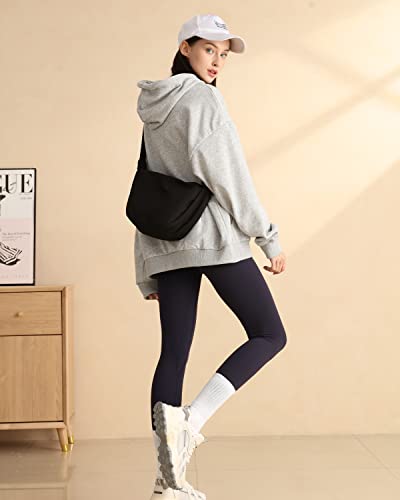 Crossbody Sling Bag for Women Men Trendy, Crescent Bag with Adjustable Strap, 2 Zippers Lightweight3