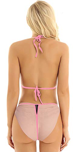 Image of SSoShHub Women Babydoll Nightwear Lingerie Swimwear Beachwear Sheer Honeymoon Lingerie Stylish Hot Bodysuit