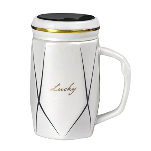 UTHCLO taza vasos de te vasos cafe coffee cup coffee mug vasos para cafe tetera Copa linda té platillo vaso de oficina cerámica