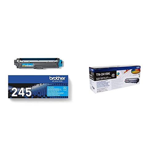 Cartouche de toner Brother TN-245C Cyan et TN-241BK pour réussir vos dossiers de bureau