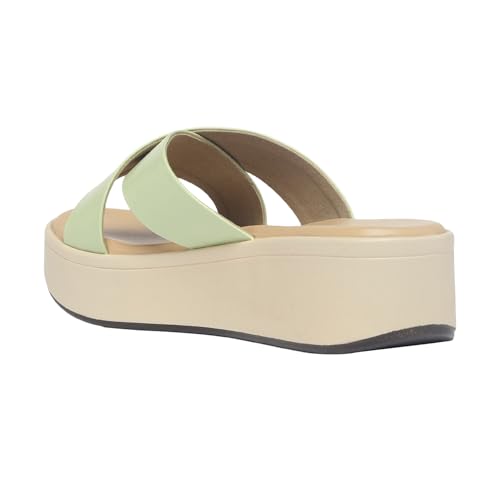 Image of MONROW Wedges for Women & Girls | Fancy & Stylish Wedges | Extra Cushioning & Comfortable, Fashionable, Light Weight, Fashion Wedges for Girls