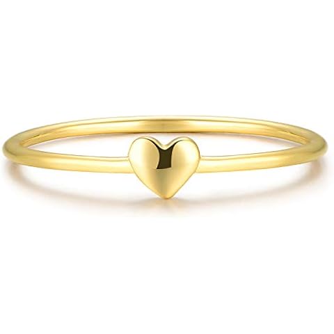 BLOSSOM & HUE Minimalist Heart Ring Cover