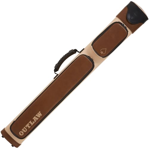OUTLAW OLX22 2x2 Hard Pool Cue Case - Brown
