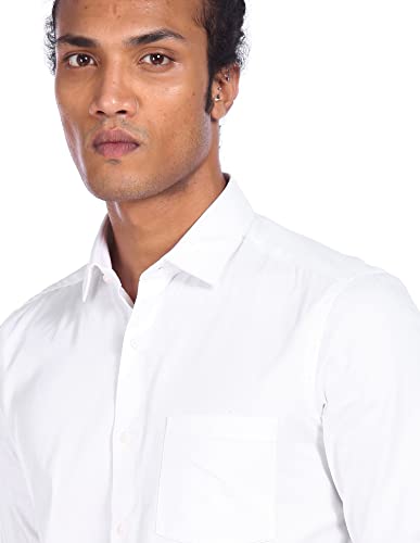 Image of Arrow Men's Solid Slim Fit Formal Shirt