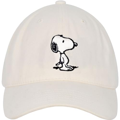 Casquette Snoopy Peanuts Concept One adulte avec visière courbée ajustable