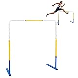 ZSHIGANMA Adjustable Height Hurdles Track and Field,Detachable Agility Speed Jumping Training Equipment for Kids,Youth and Adults,Indoor & Outdoor Use（1 Pack）