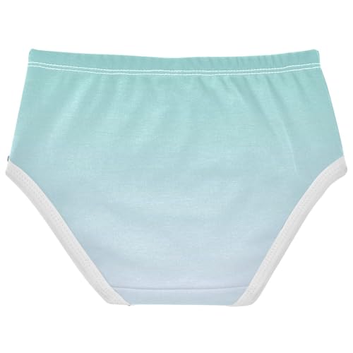 Joisal Fun Girls Underwear Toddler 2t Cotton Girl Panties Cute Green Blue Lavender Mist Gradient Briefs Underpants2